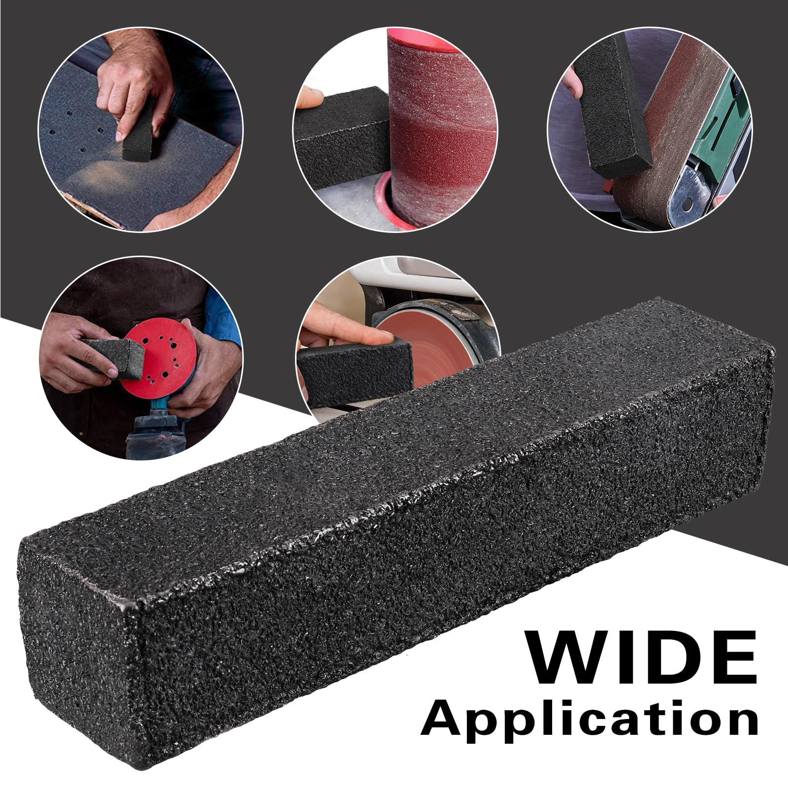 Blocco Pulizia Per Nastri Abrasivi - Gomma Detergente Per Carta Vetrata E Mole - Foto 6