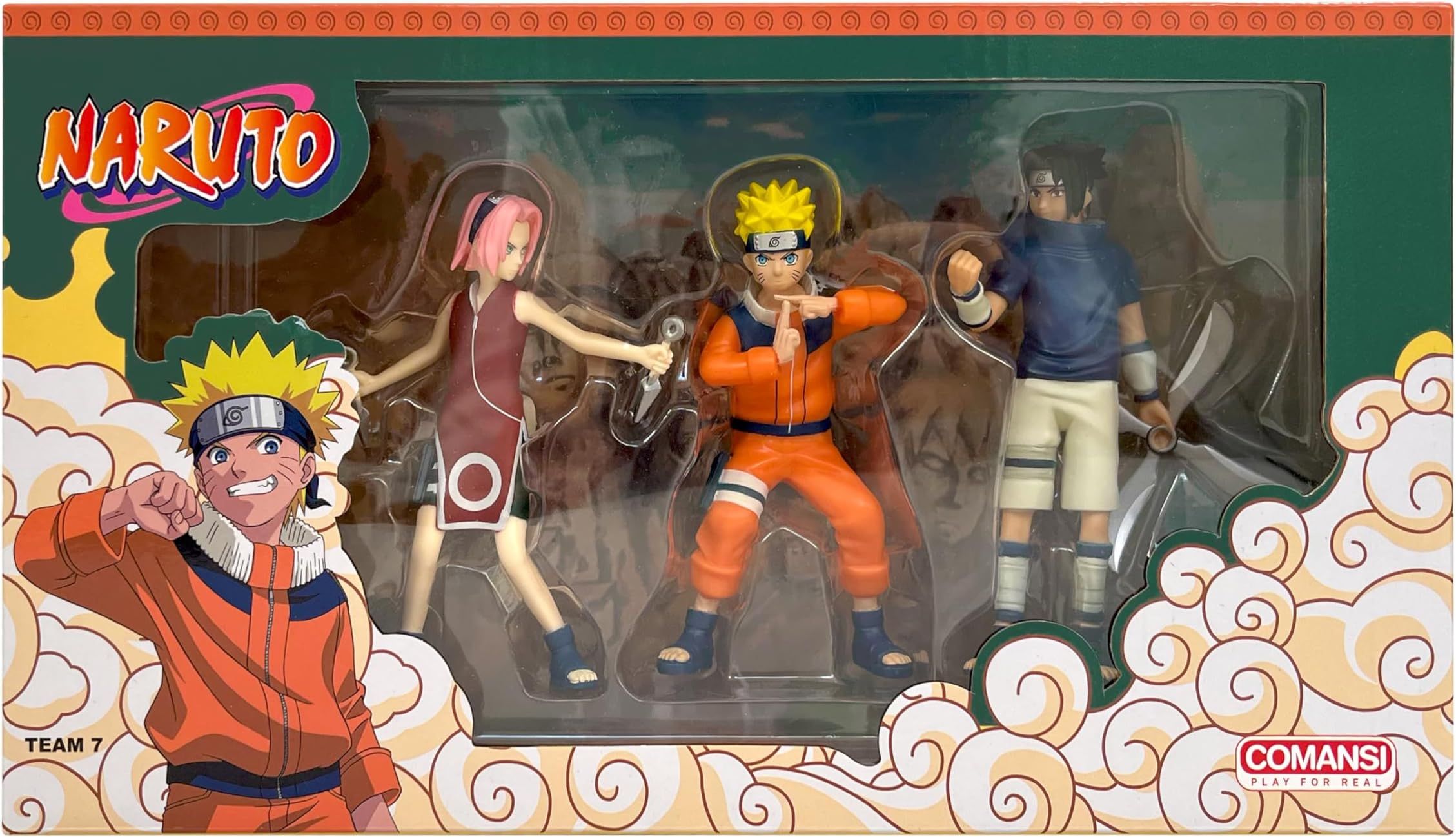 Naruto Comansi Colection Set (3 figurines, Sasuke and Sakura)