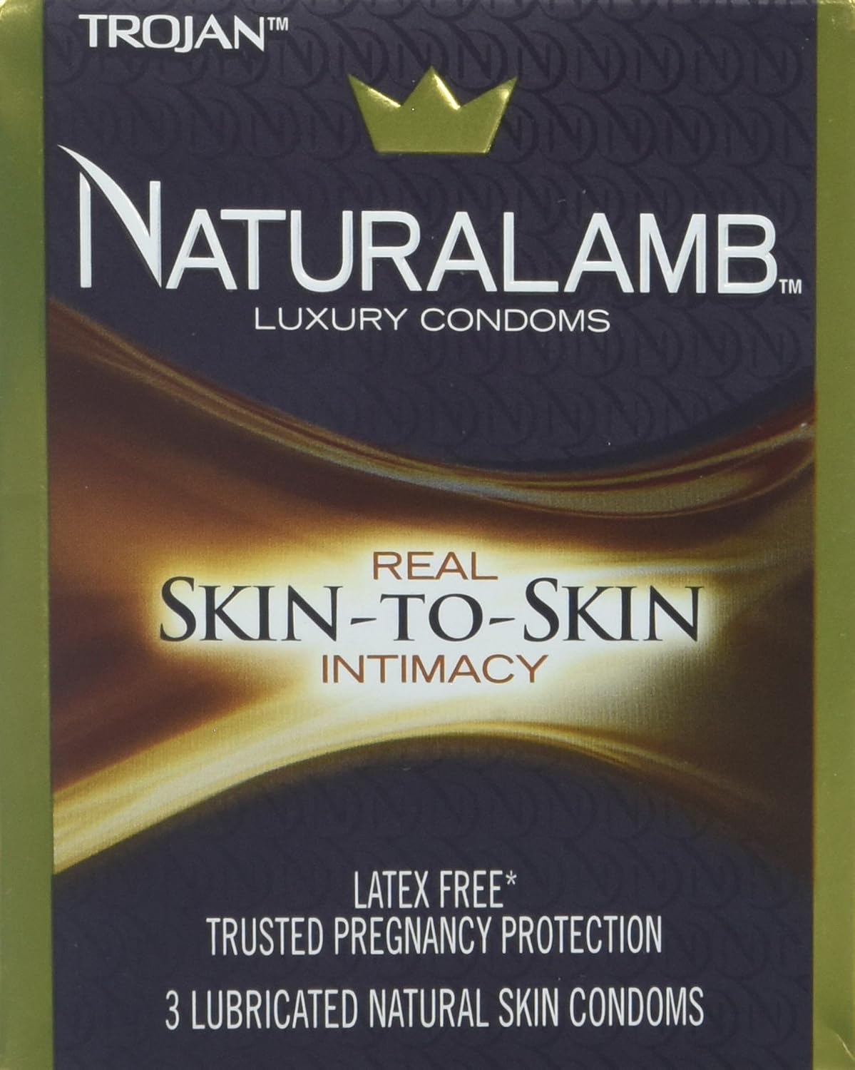Trojan Natlmb Size 3s Trojan Naturalamb Lubricated Natural Skin Condoms