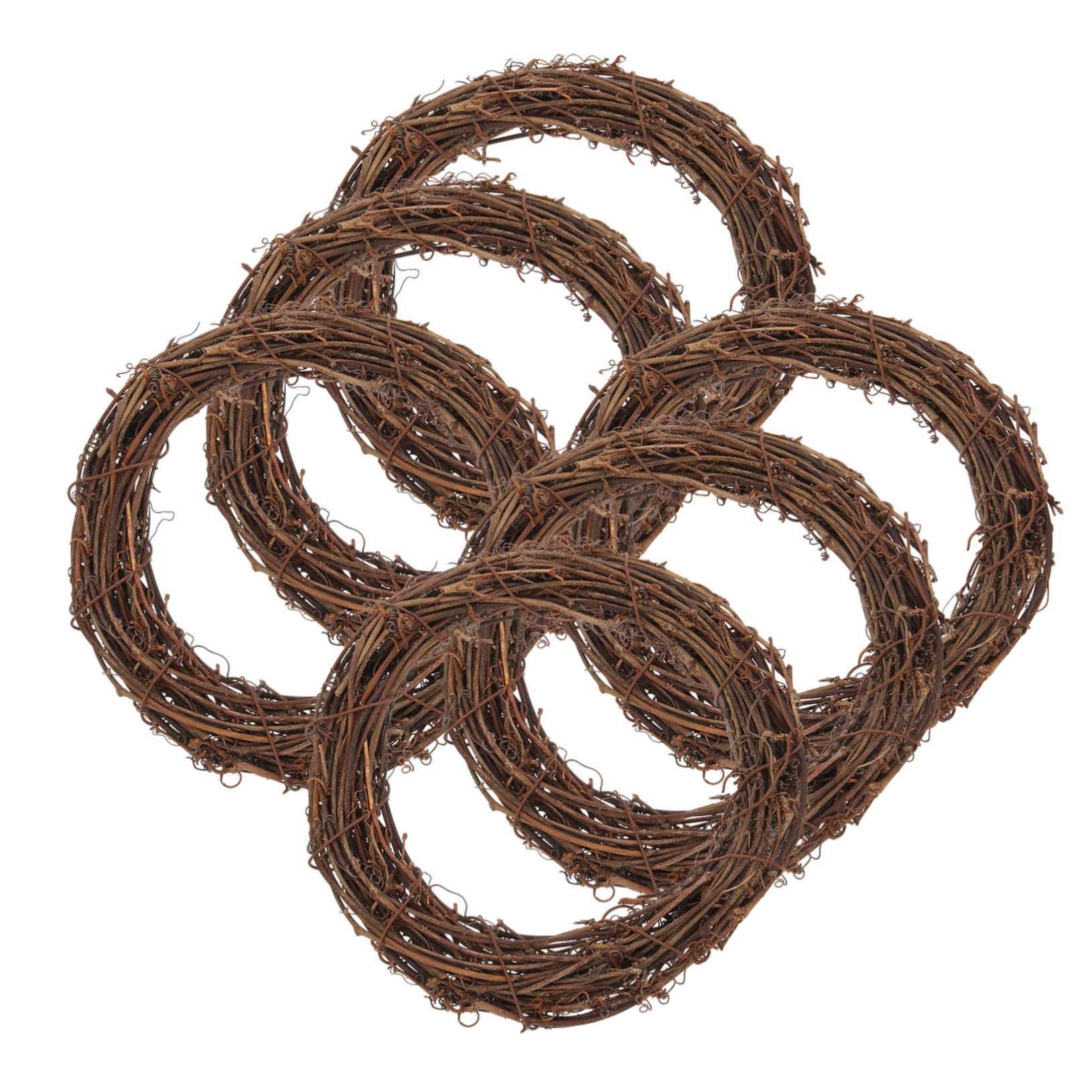 WOONEKY Giocattoli per Pappagalli in Vite 6 Pezzi Altalena Appesa per Uccelli da Gabbia e Desktop Resistente e Masticabile
