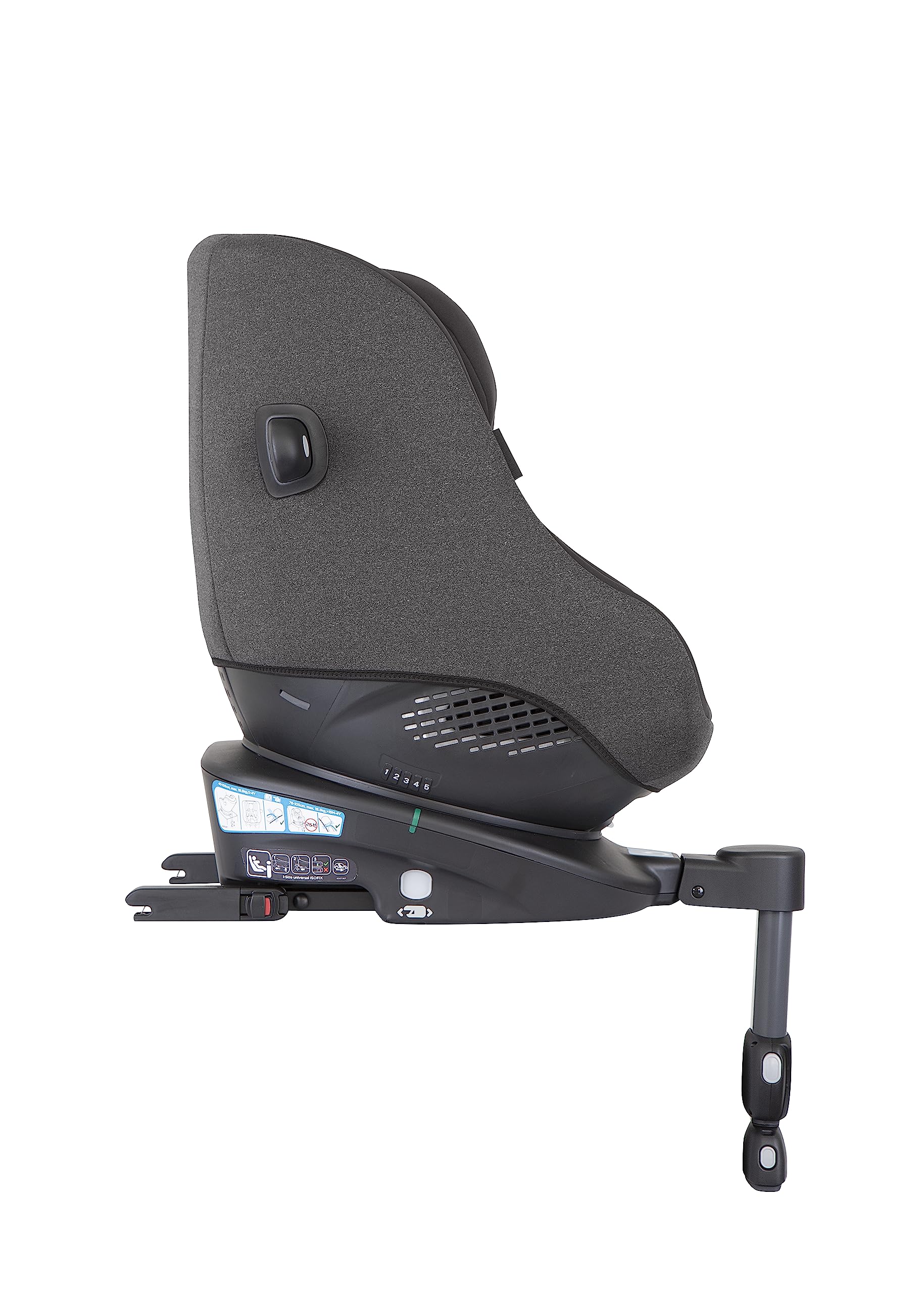 GRACO - Turn2Me i-Size R129 Silla de coche giratoria 360º con ISOFIX, de 40 a 105 cm (desde el nacimiento hasta los 4 años aprox.), color Heather