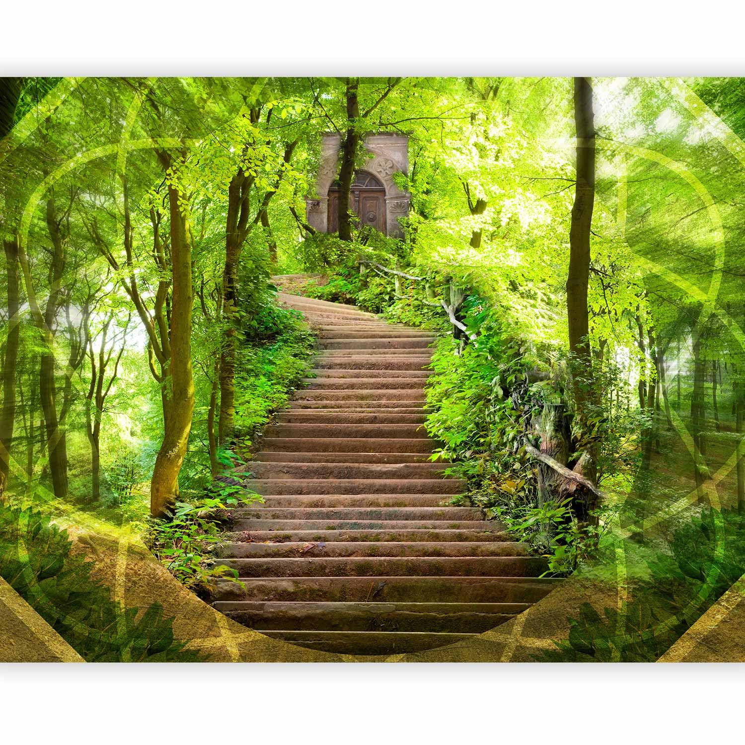 murando Fotomurales autoadhesivo Bosque 343x270 cm Papel Pintado Decoración | Pared Murales Pegatina decorativos adhesivos 3d moderna de Diseño Fotográfico