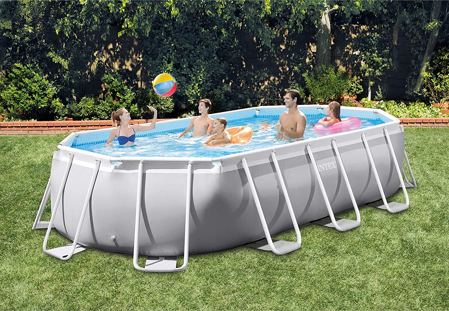 Intex Above Ground Prism Frame Oval Pool - 26796