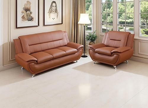 Miniatura 48 de Sofás de cuero para sala de estar, juego de sofás para sala de estar, sofá para dormitorio, apartamento, juegos de muebles para sala de estar (cuero