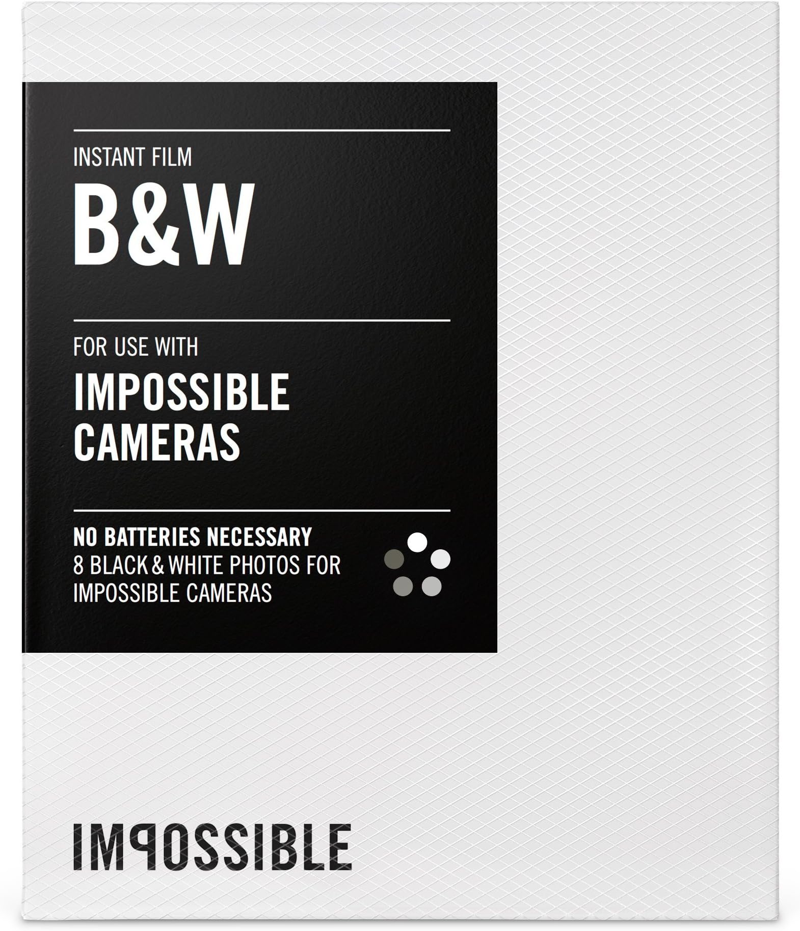 Impossible PRD2788 Film for Polaroid Spectra Cameras (Black/White)