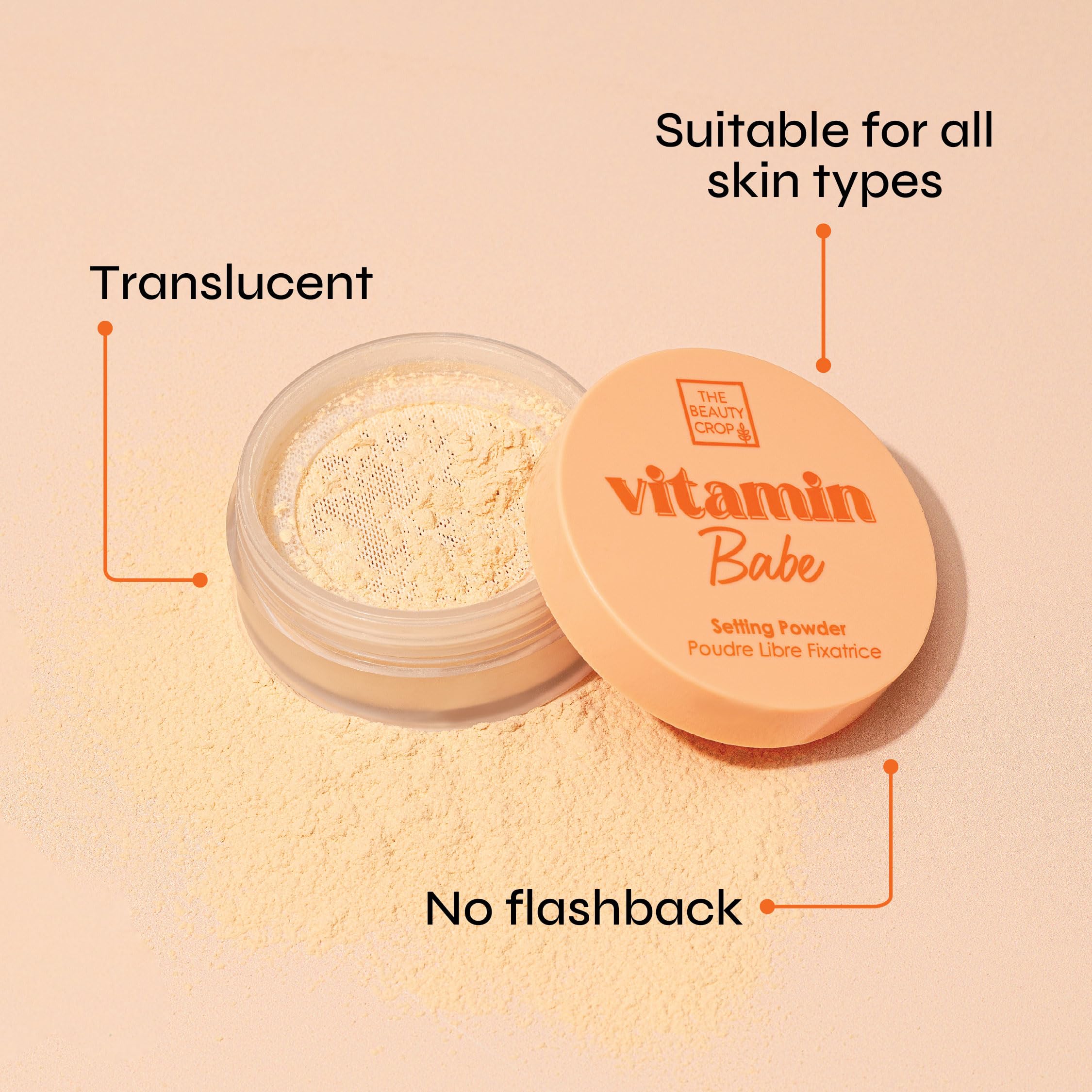 Amazon.com : The Beauty Crop Vitamin Babe Setting Powder - Talc