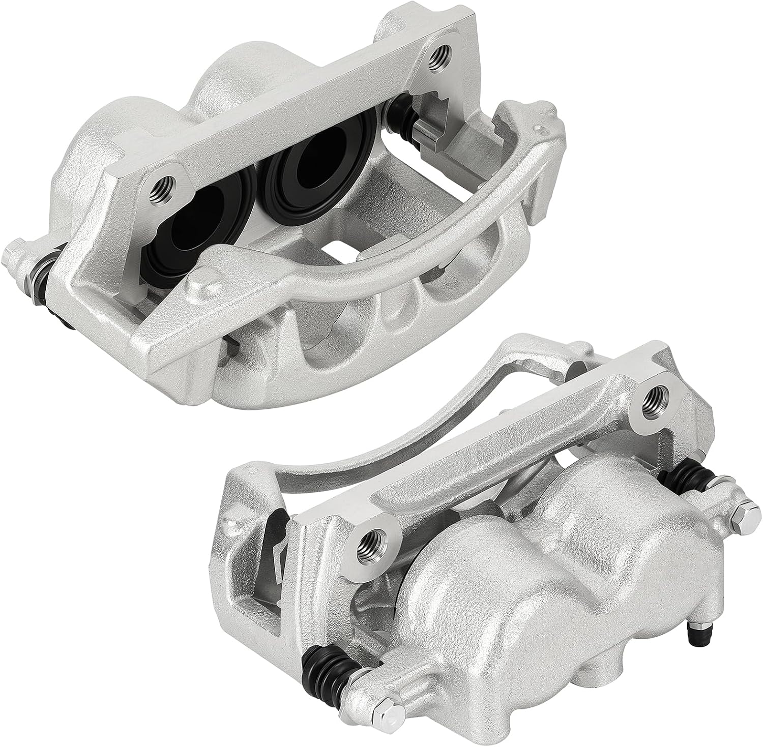 Front Disc Brake Caliper Assembly with Bracket fit for 1996-2003 Ford F-150, Front Right and Left Caliper set with 2PC, 18-B4634 + 18-B4635