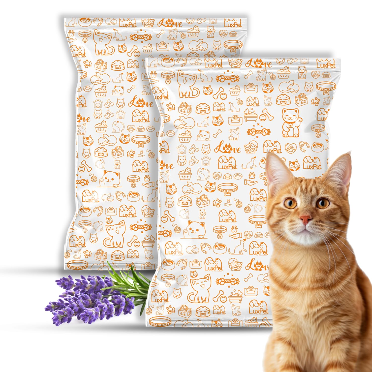 Luxpet Round Scoopable Smart White Bentonite Cat Litter | Lavender Fragrance | Superior Clumping, Dust-Free, Strong Odor Control | Soft on Paws | Easy to Clean | EU Approved |10 Kg (5 KG-Pack of 2)-image-39