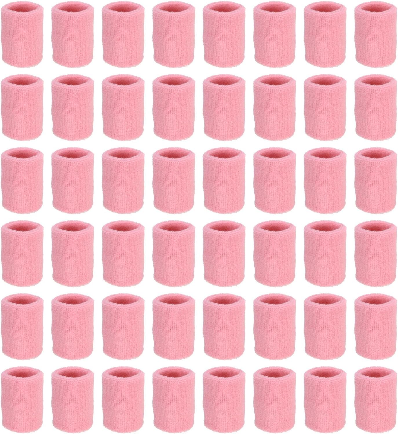 PATIKIL Sports Wristbands, Athletic Cotton Terry Cloth Absorbent Wrist Sweatband for Tennis Basketball Working Out Running