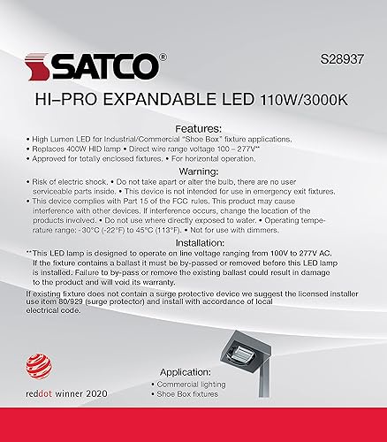 Miniatura 9 de Satco Bombilla S28937, latón pulido