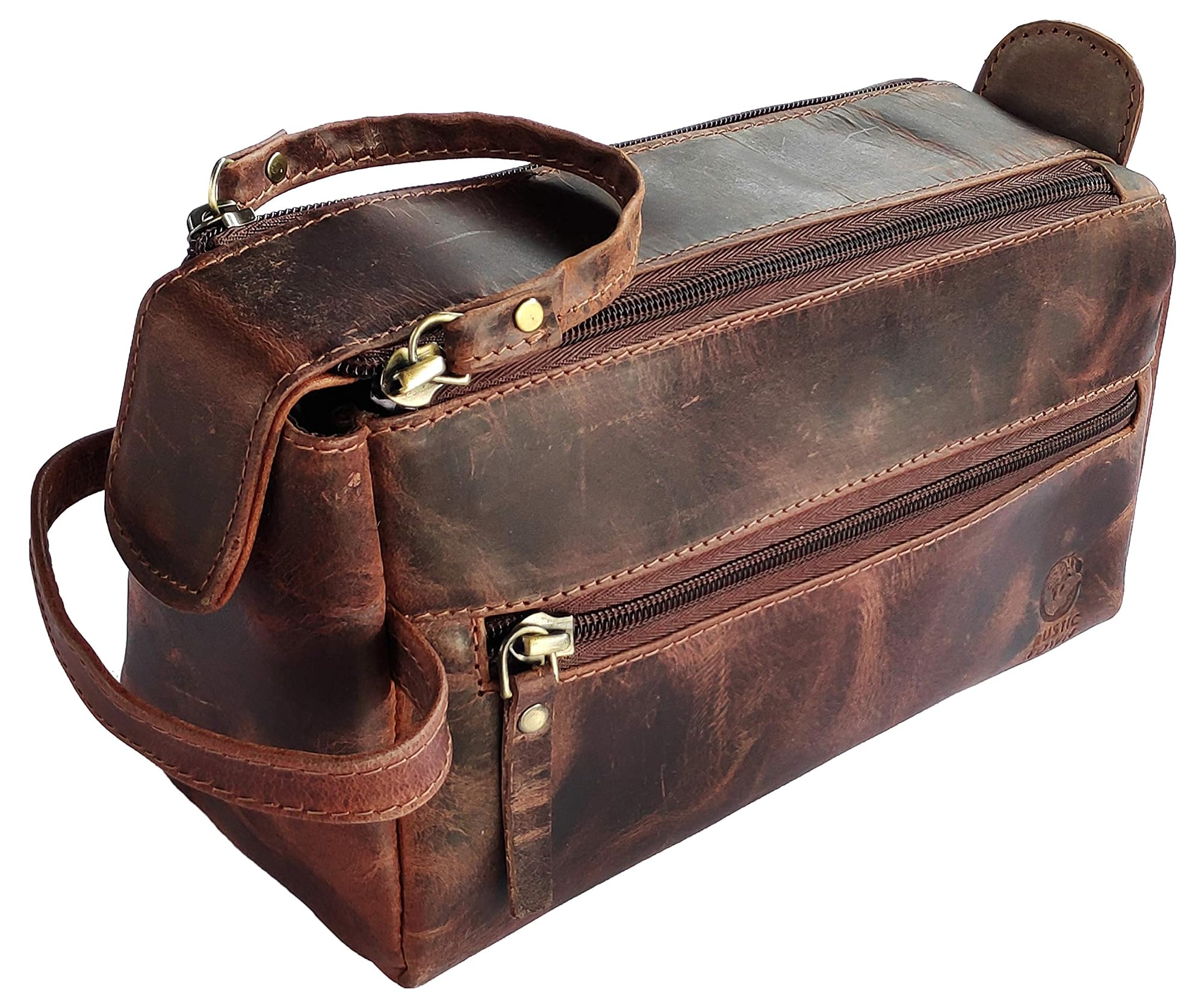 Moss Green Toiletry Bag, Travel Organizer