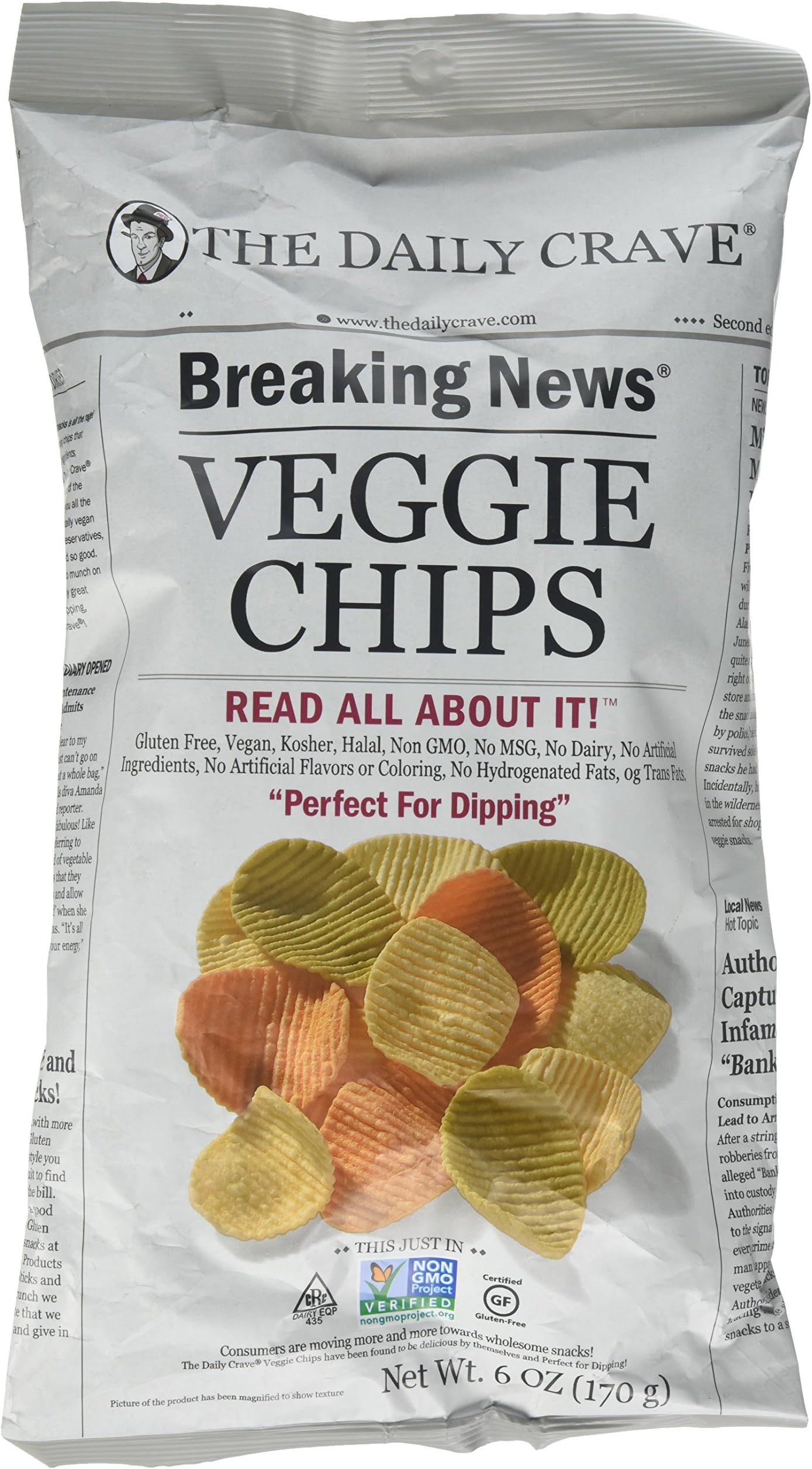 The Daily Crave Veggie Chips - 170 gm