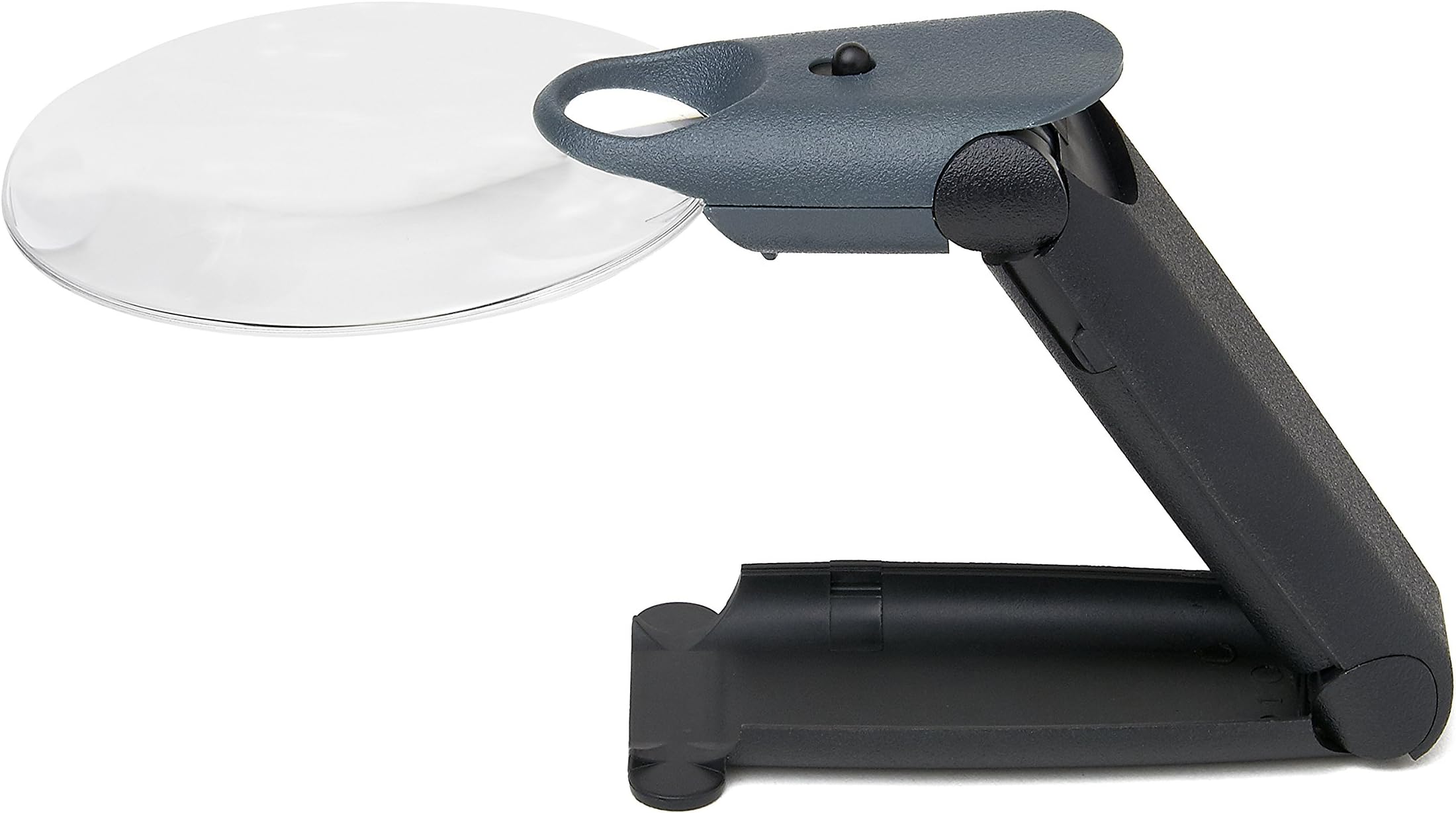 CARSONFreehand 2.5X Handheld and Stand Magnifier with Folding Stand, LED and 5.5X Spot Lens (FH-25)