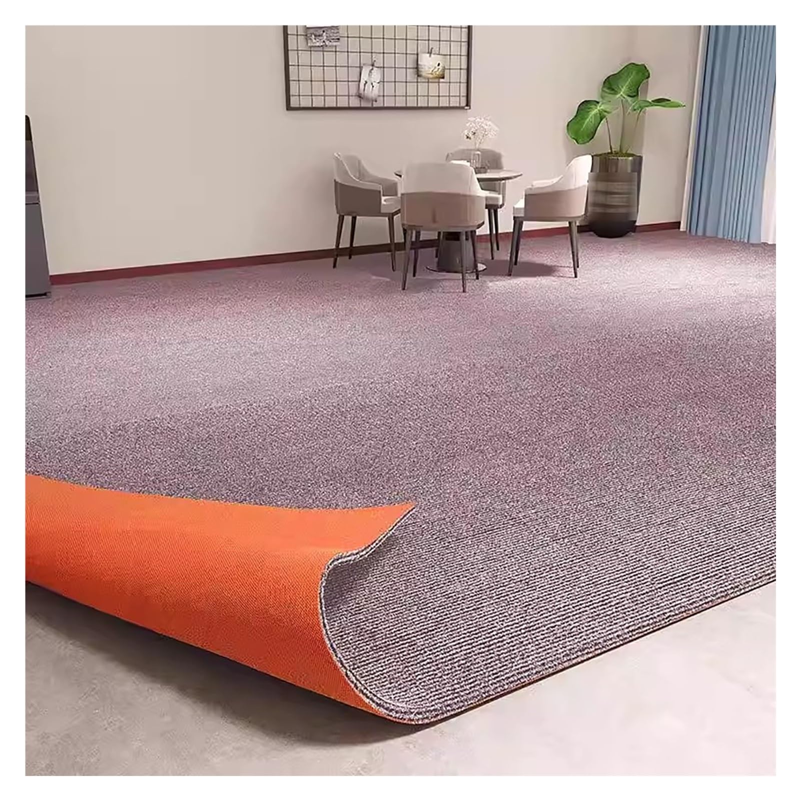 Tapis insonorisant antidérapant contre bruit de pas pour bureau
