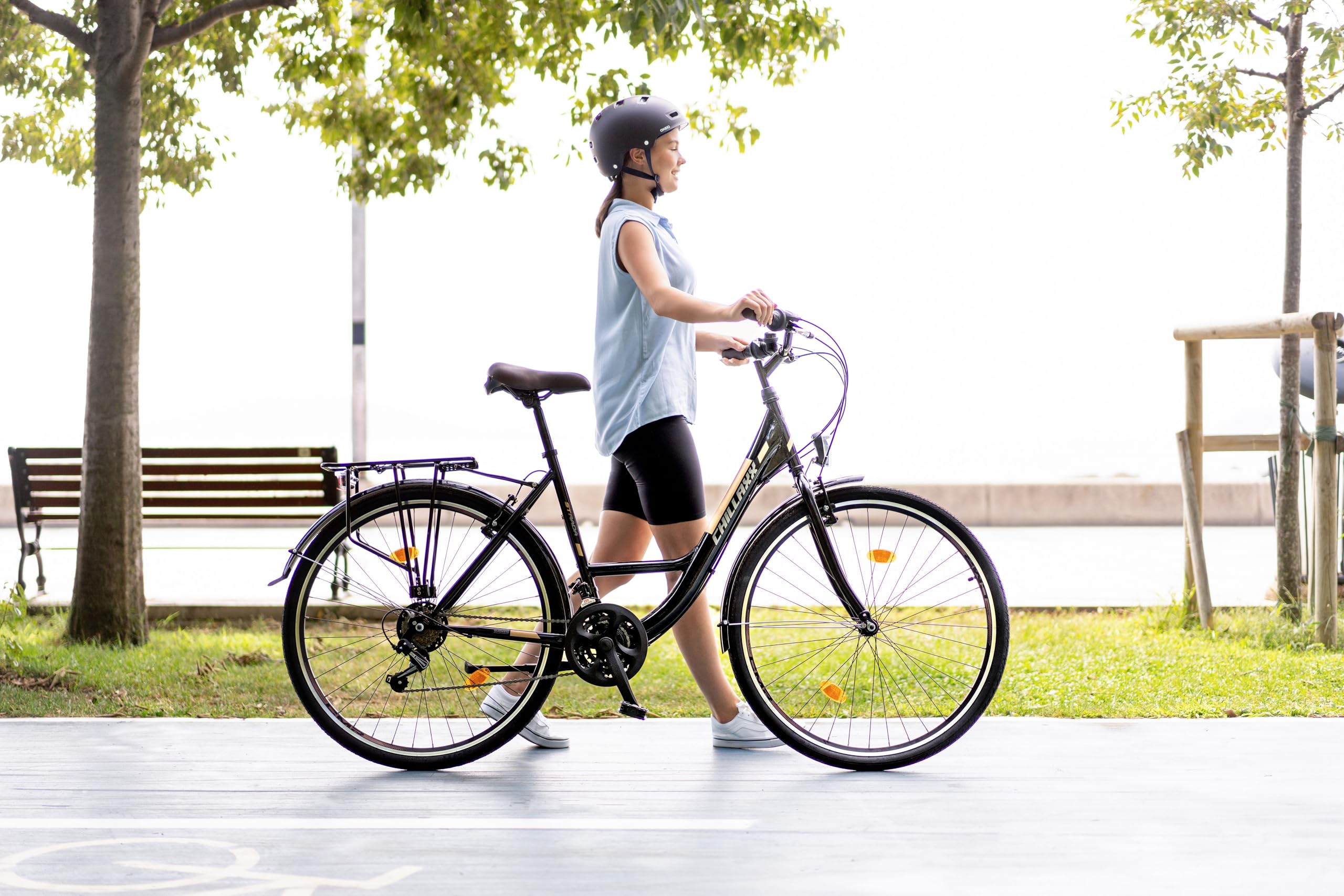 Chillaxx Bicicleta Strada Premium City Bike en 26 y 28 pulgadas – Bicicleta para niñas, niños, hombres y mujeres – 21 velocidades – Bicicleta holandesa City Bike