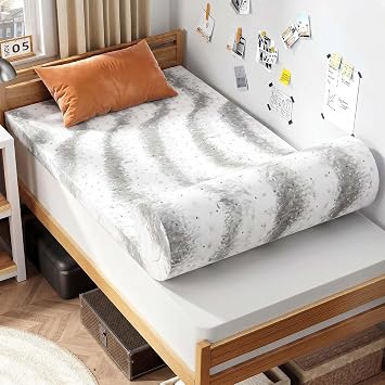 BedsPick Memory Foam Mattress Topper Twin XL, Cooling Breathable 2 Inch Twin XL Mattress Topper for College Dorm with CertiPUR-US Certified, Extra Long XL Single Bed pad Dorm Room Essentials