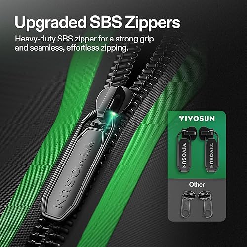 Miniatura 4 de VIVOSUN S888 - Tienda de campaña de cultivo de 8 x 8, 96 x 96 x 80 pulgadas, Mylar de alta reflexión con ventana de observación y bandeja de piso