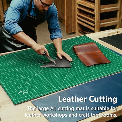 Miniatura 36 de Ecraft Alfombrilla de costura autorreparable, 9 x 12 pulgadas, doble cara de 5 capas para manualidades, costura, tela, acolchado, proyectos