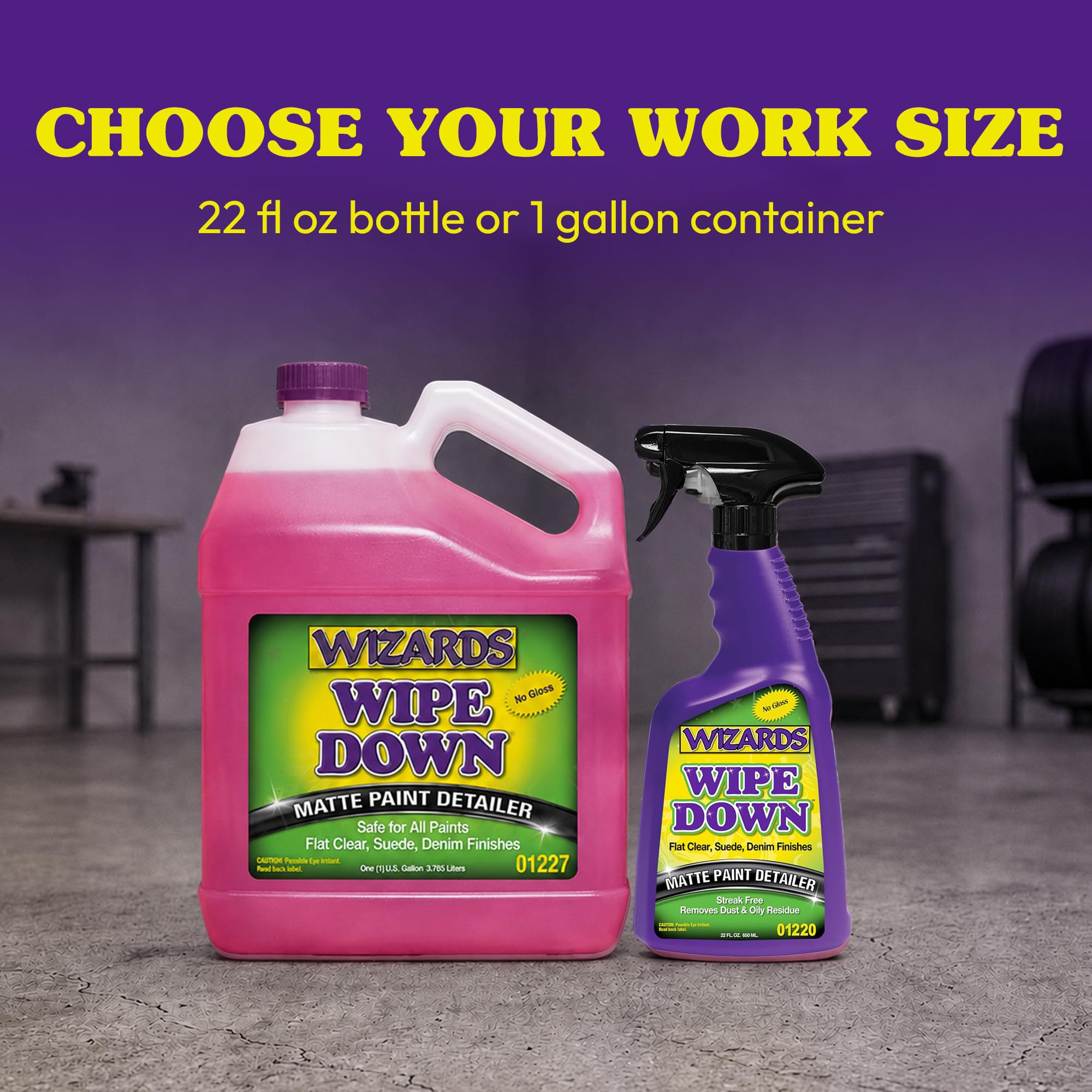 Wizards 01220 Wipe Down Matte Paint Detailer - 22 oz. : Amazon.in