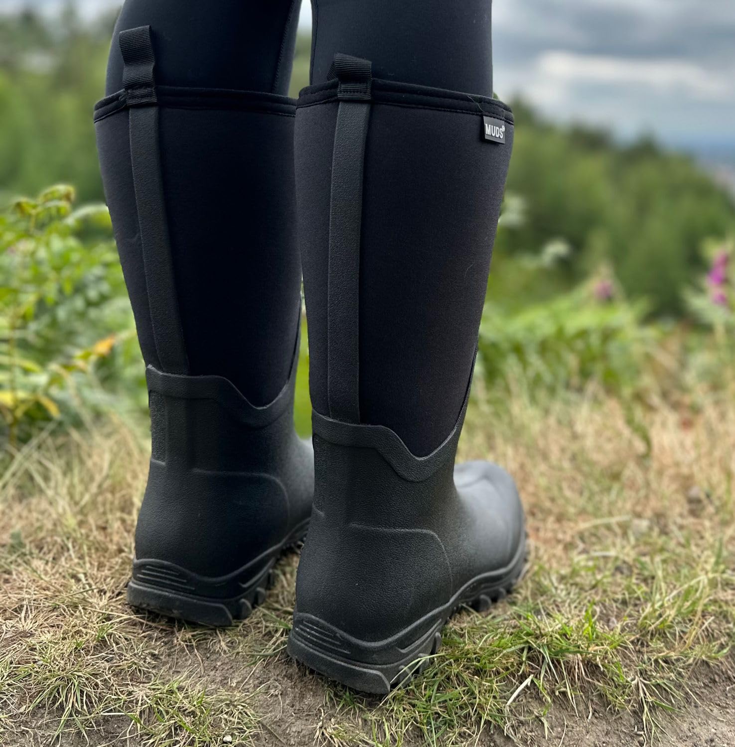 Muds Dovestone, stivali da donna in nero