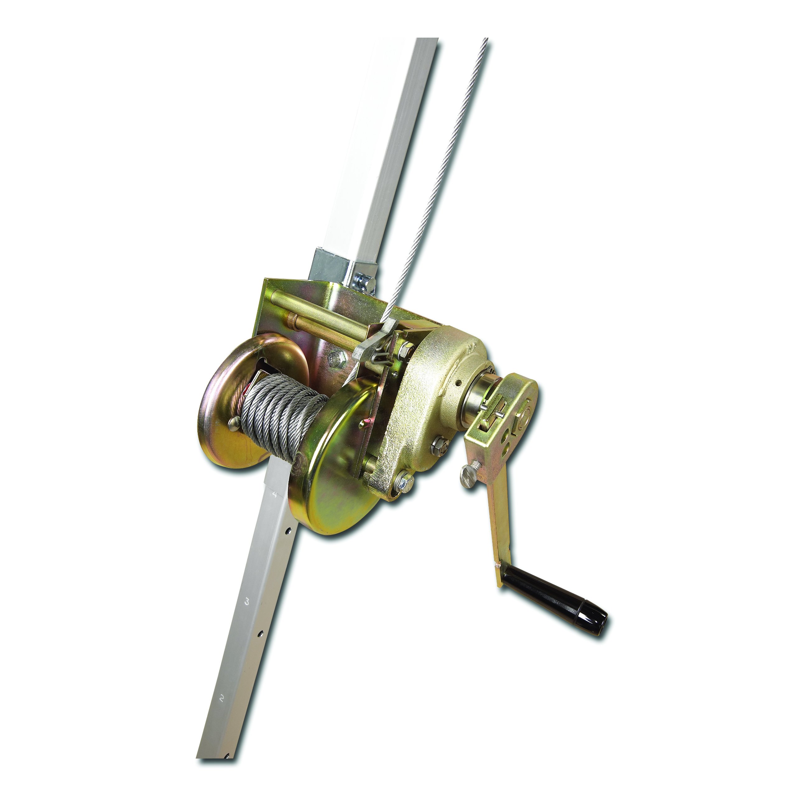 3M Protecta AK205AG Winch, Galvanized Cable, 50-Feet, Gold