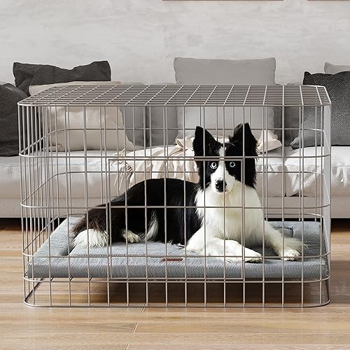 Miniatura 2 de WESTERN HOME Cama para perros para jaula, camas para perros pequeños con felpa suave y ondulada, cómoda, antideslizante, lavable, para perros y
