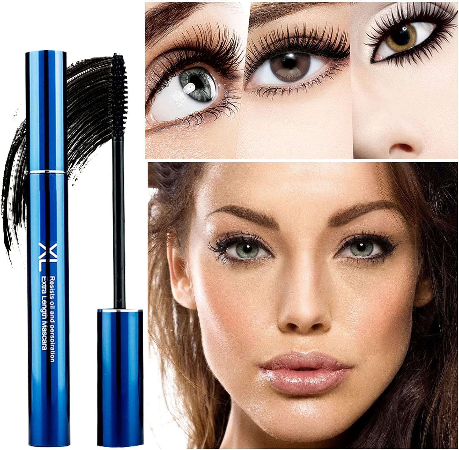 Buy Princesses Black Silk Fiber Lash Mascara Natural Waterproof Smudges