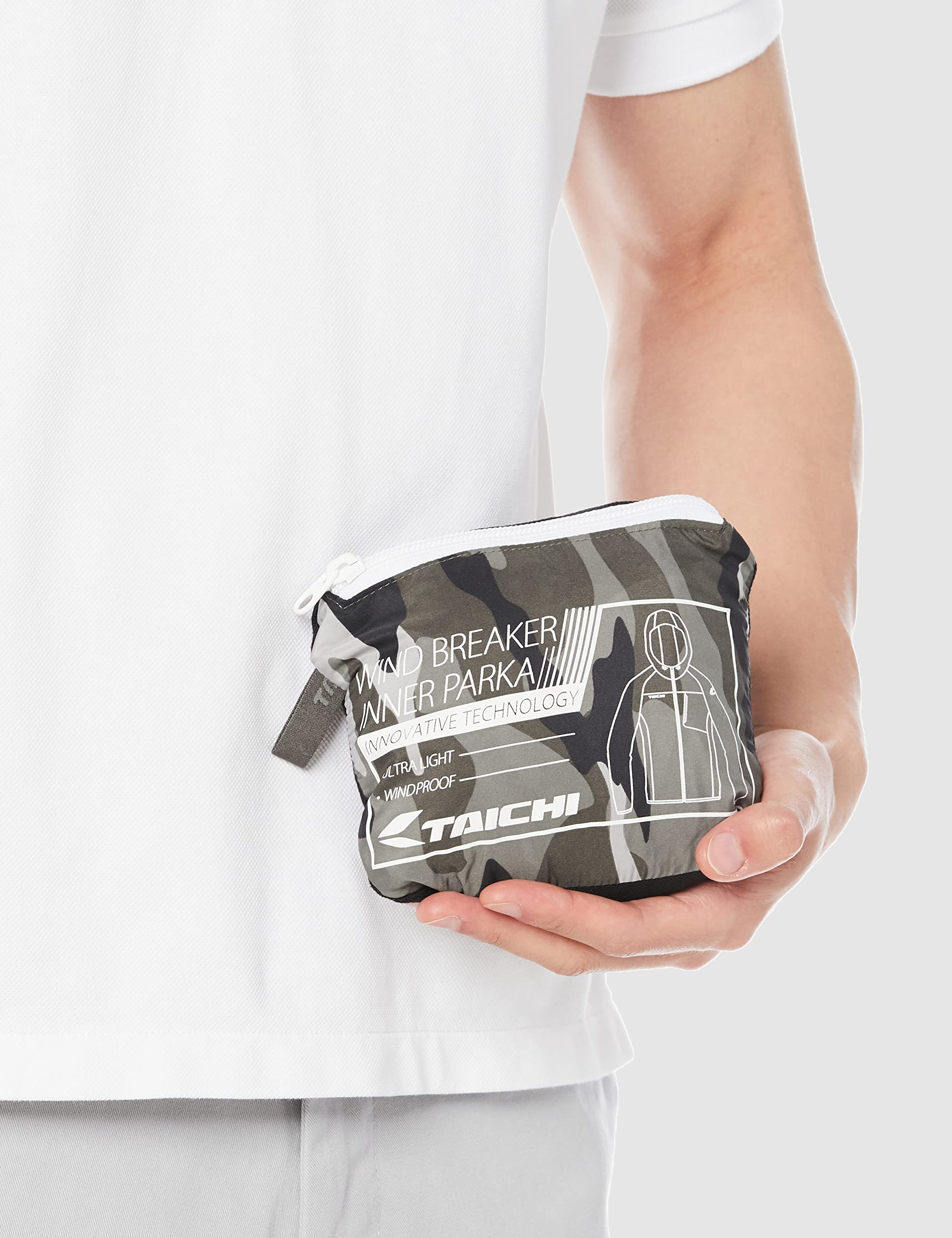 Amazon | [RSタイチ] 軽量 コンパクト ポケッタブル 防風インナー