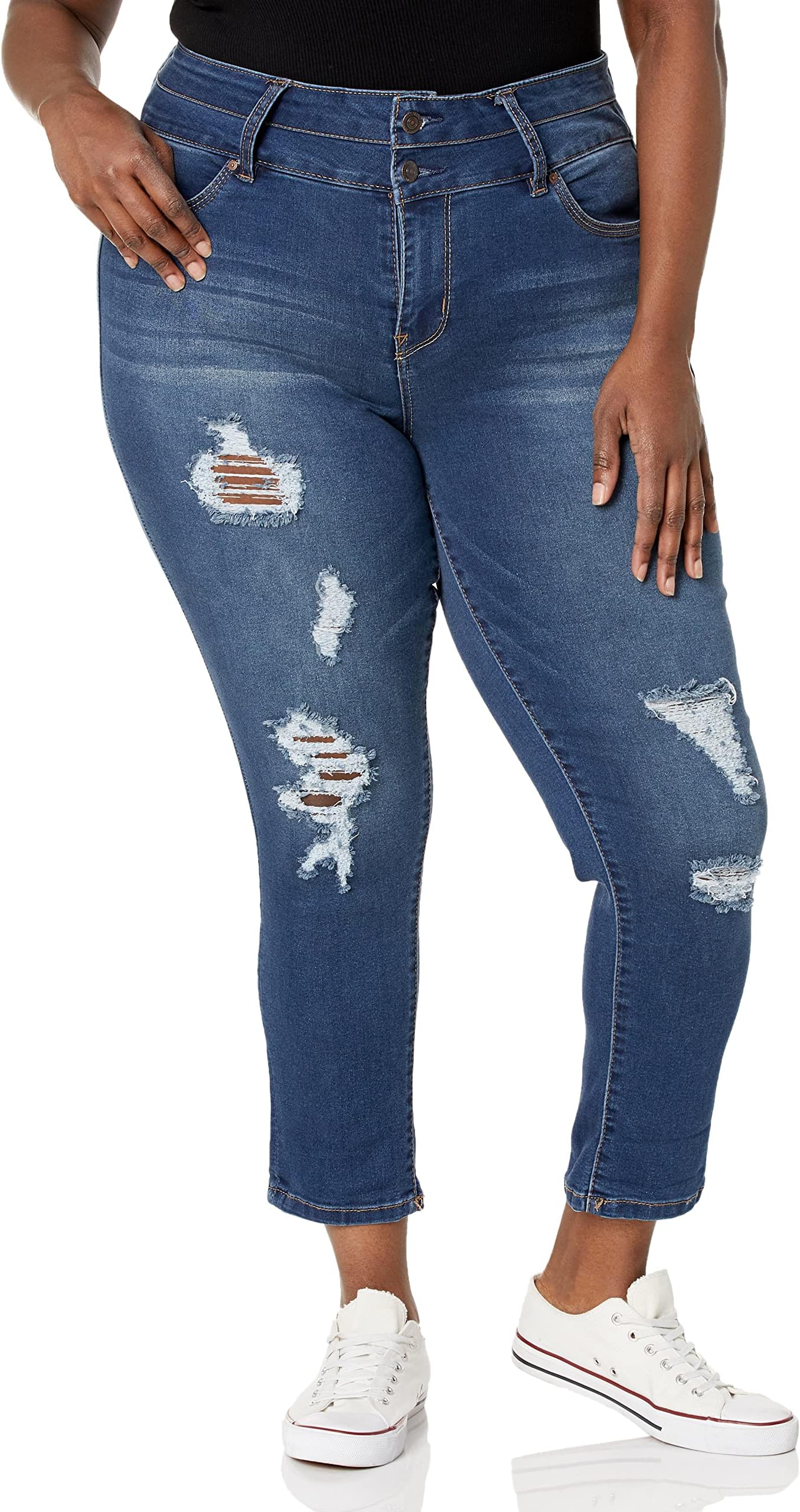 WallFlowerwomens Sassy Crop High-rise Insta Soft Juniors (Standard and Plus) Jeans (pack of 1)