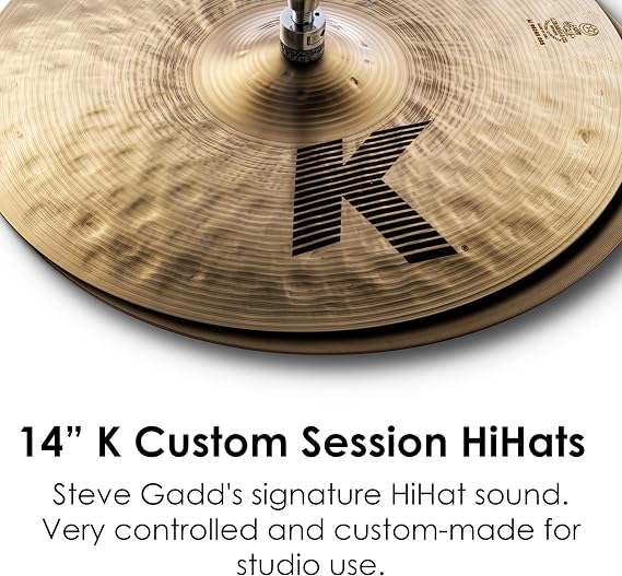 Zildjian 14 K Custom Session HiHats - Pair