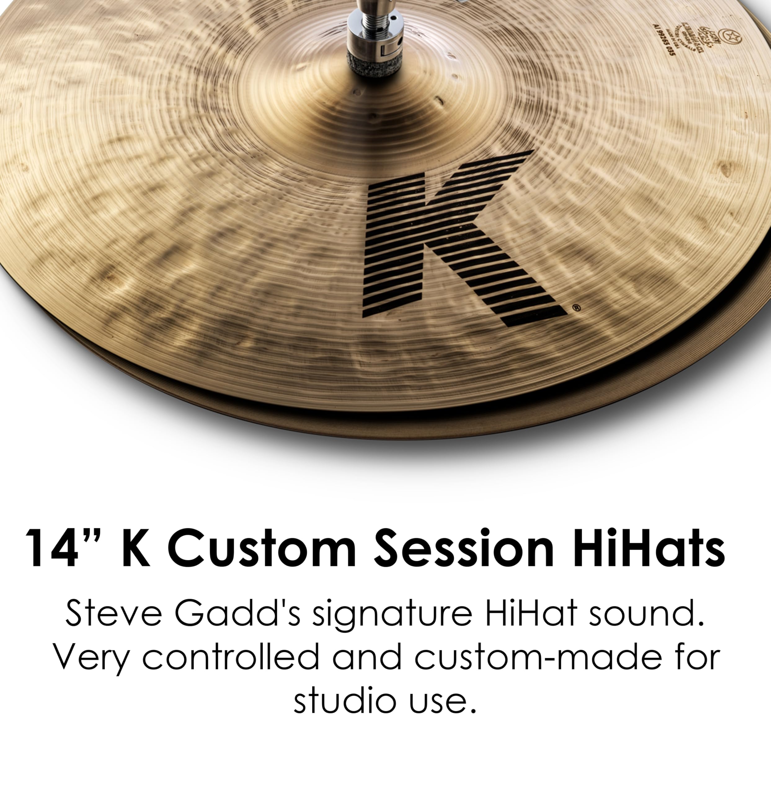 パーカッション・打楽器 k costom session hat \"14 Zildjian K Custom Session HiHat 14 pair [NKZL14CSHH