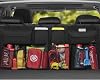 SURDOCA Car Boot Organiser 3rd Gen [7 times Upgrade] Super Capacity Car Organiser, Equipped With [Robust Elastic Net & 4 Magic Stick] Tidy Storage Bag, Space Saving Exper,Black