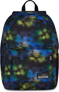 Seven Imusicpack Schulranzen, ab 4. Klasse, inkl. kabellose Kopfhörer, Laptopfach, Fronttasche, Schule und Freizeit, Acid Green, Mädchen und Jungen, grün/schwarz