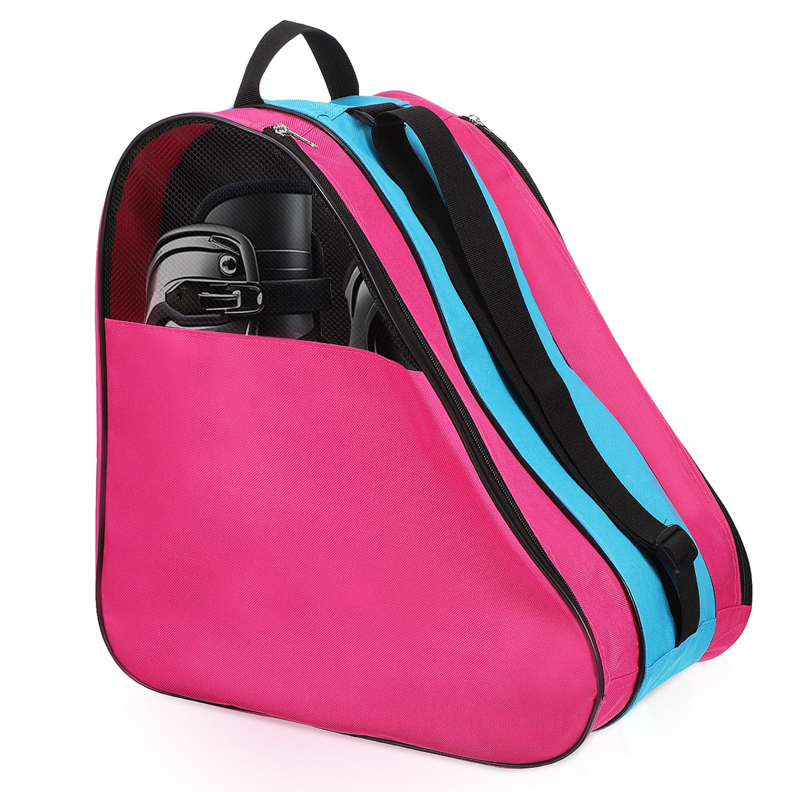 Happyyami Rollschuhtasche für Junge Mädchen Dreieckstasche zum Transport von Schlittschuhen und Schutzausrüstung aus Robustem für Langlebigen Gebrauch