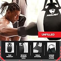 Vista 3 de PROLAST Wrecking Ball Heavy Punching Bag for Adults, Hook and Uppercut, Body Snatcher, Boxing, MMA, Muay Thai, 65 lbs