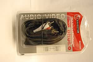 5 Metre 3 RCA plugs to 3 RCA plugs