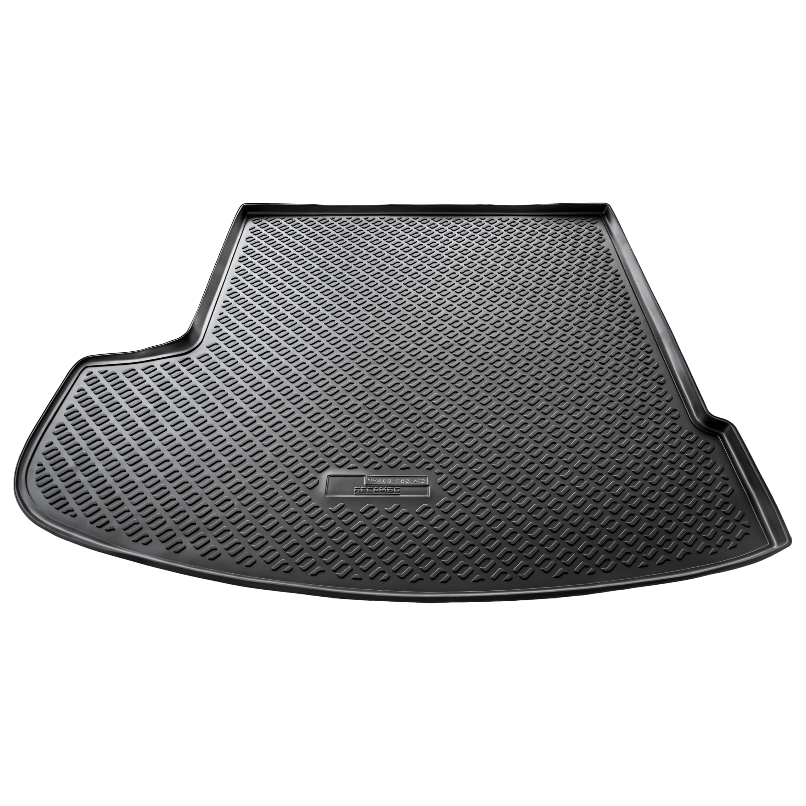 RECAMBO Gumowa mata do bagażnika pasująca do Opel Insignia B Sports Tourer rok produkcji od 2017 roku produkcji – idealnie dopasowana z krawędzią, antypoślizgowa, wytrzymała guma, łatwa do czyszczenia