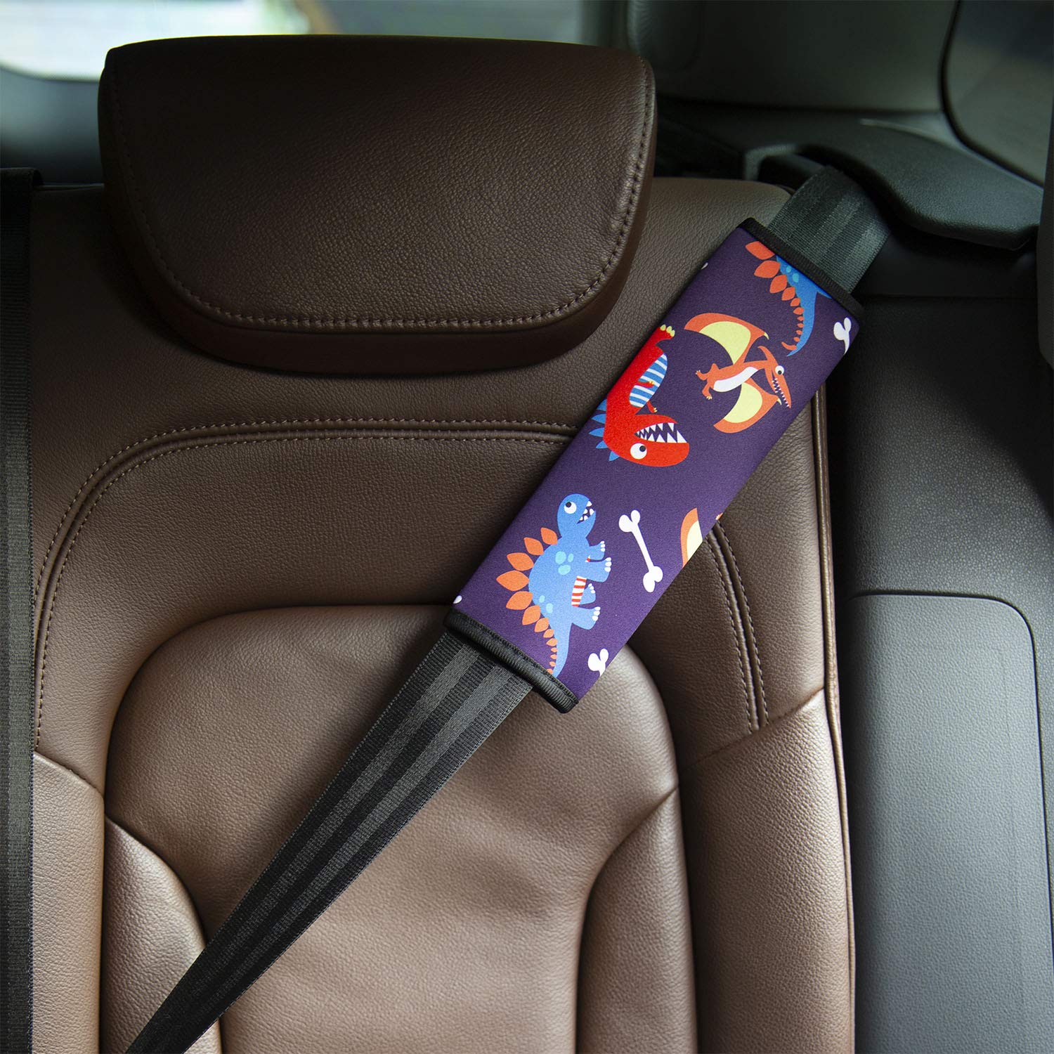 Mickey Maus Gurtschoner - Personalisiert Mit Name Für Auto & Kindersitz