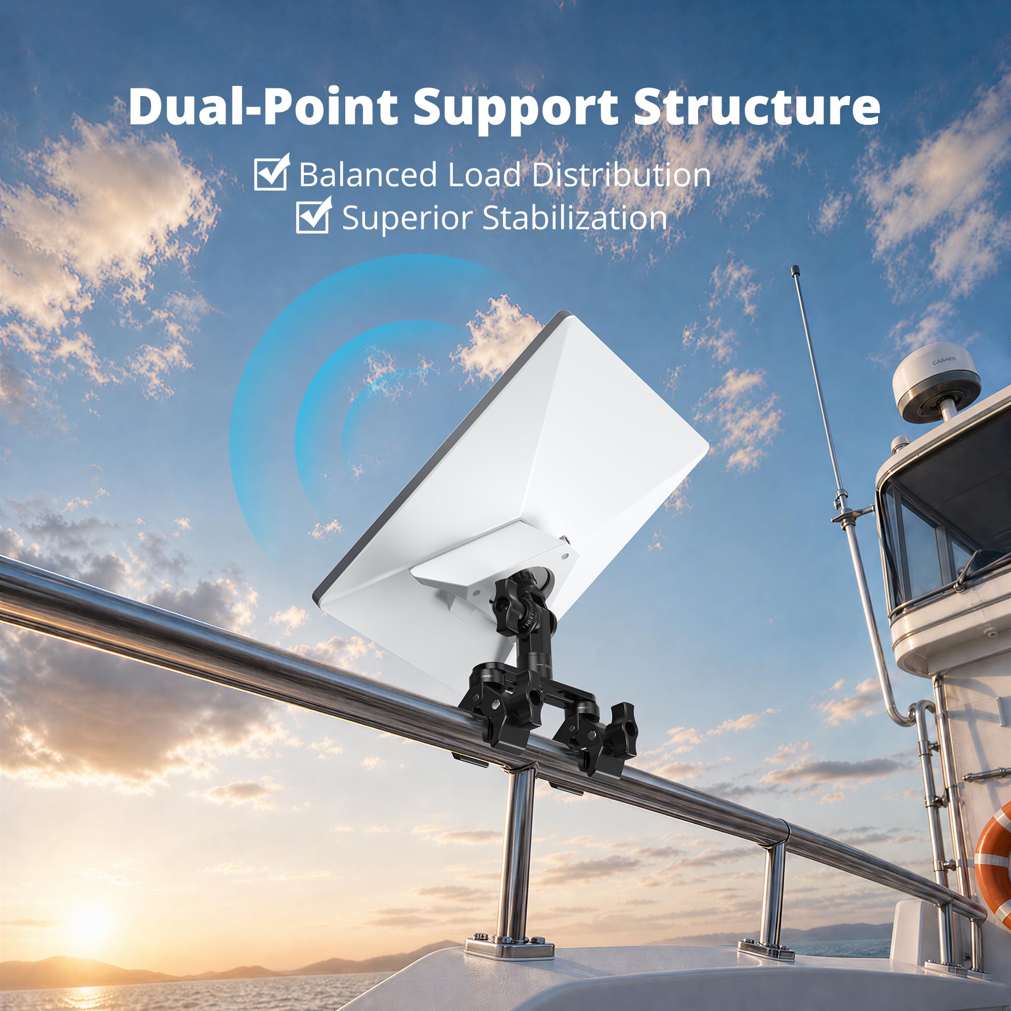 Starlink Mini supporto con adattatore tubo per Starlink Mini