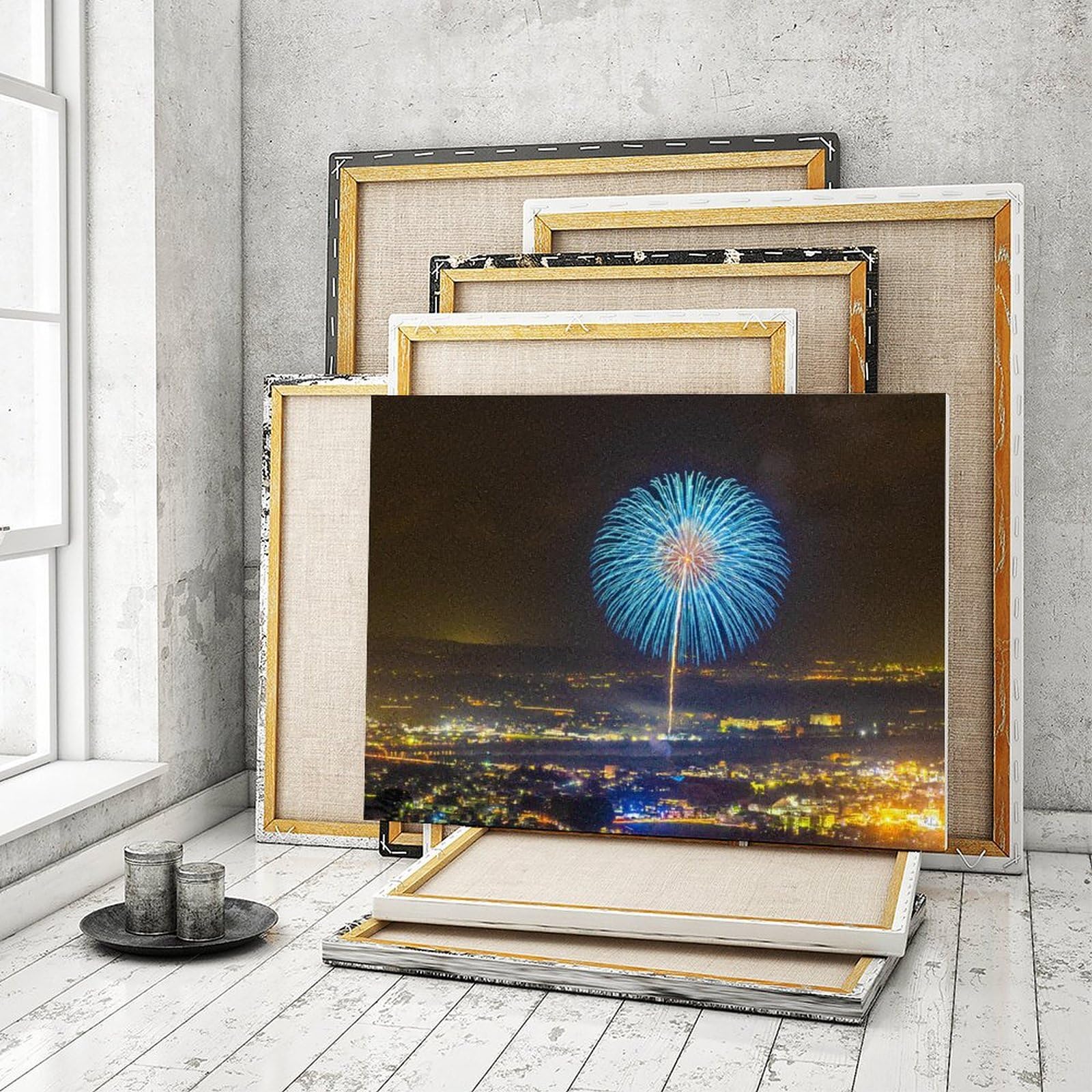 Amazon | 新潟県 小千谷祭り大花火大会 数字キットによる絵画