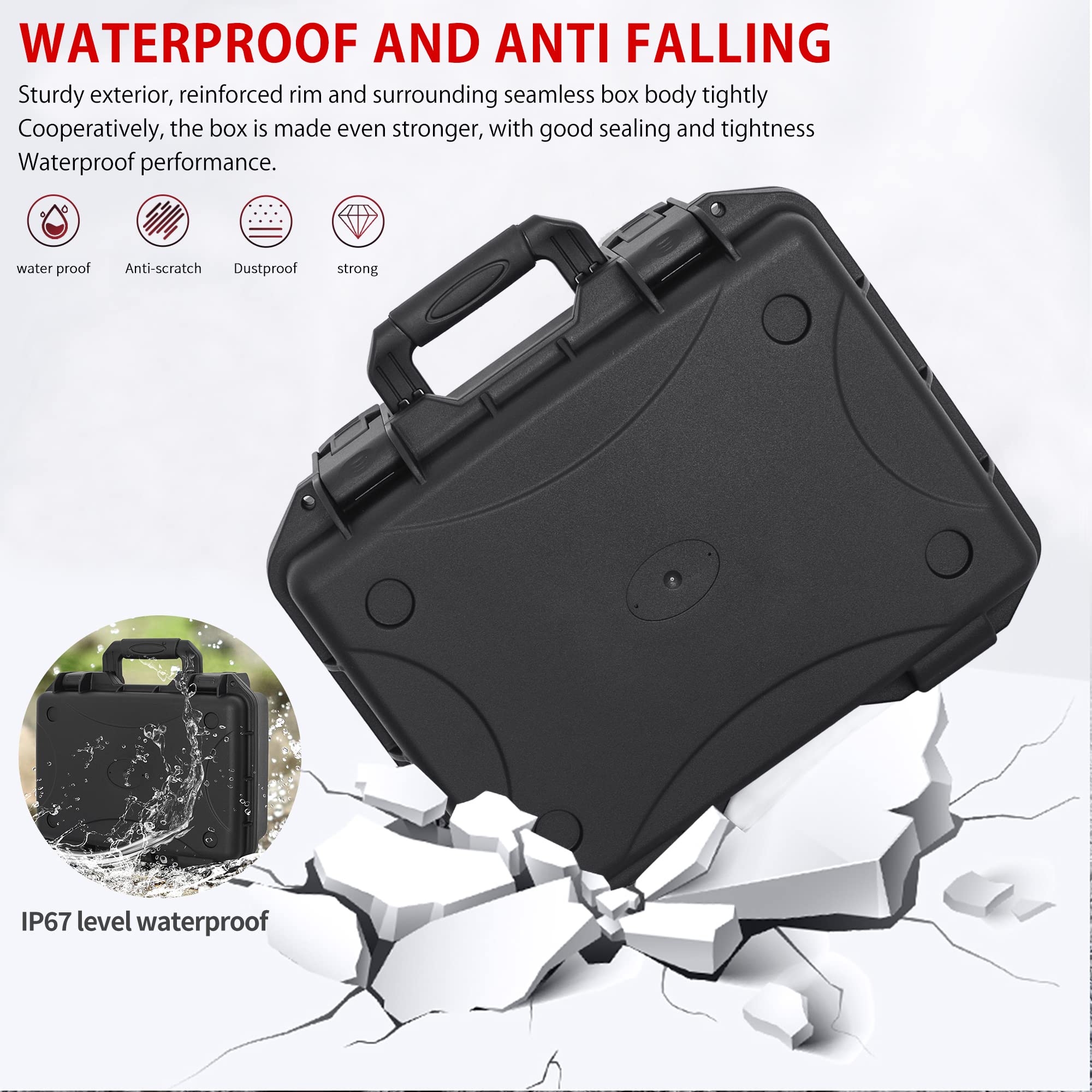 Funda rígida protectora a prueba de golpes e impermeable 382615
