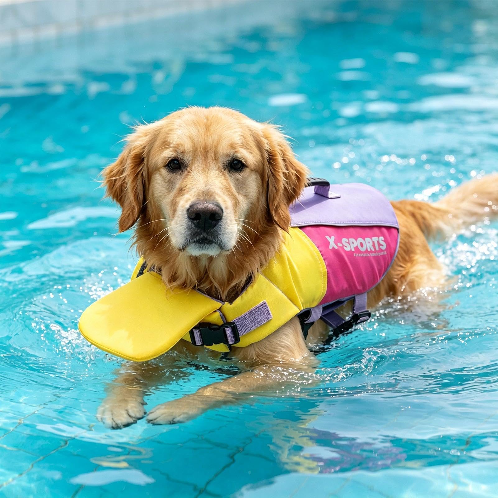 Gilet Flottant Pour Chien Maillot Bain Sécurité Haute Flottabilité