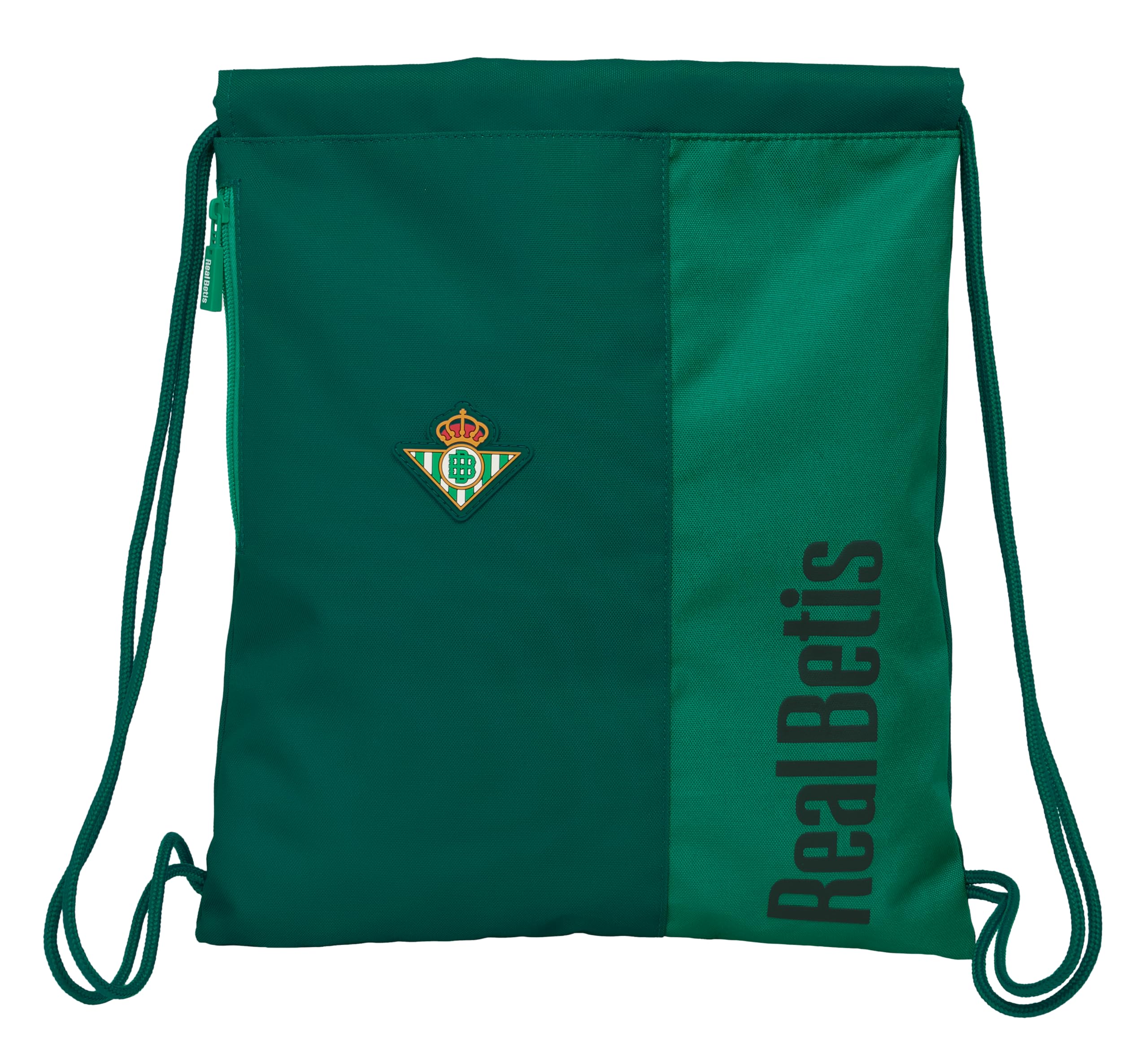 Safta REAL BETIS BALOMPIÉ - Mochila Saco Deportivo, Cierre de Cordones, Mochila, Ideal para Niños de Diferentes Edades, Cómoda y Versátil, Calidad y Resistencia, 35x45 cm