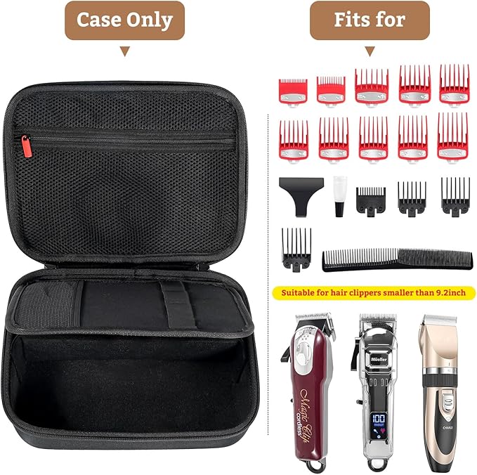 Estuche de Viaje Rígido para Cortapelos ProCase Negro miniatura 4