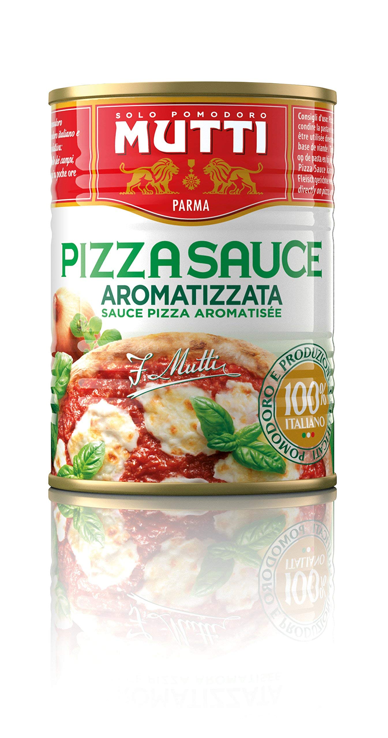Mutti Pizza Sauce, Aromatizzata, 400g (Pack of 12)