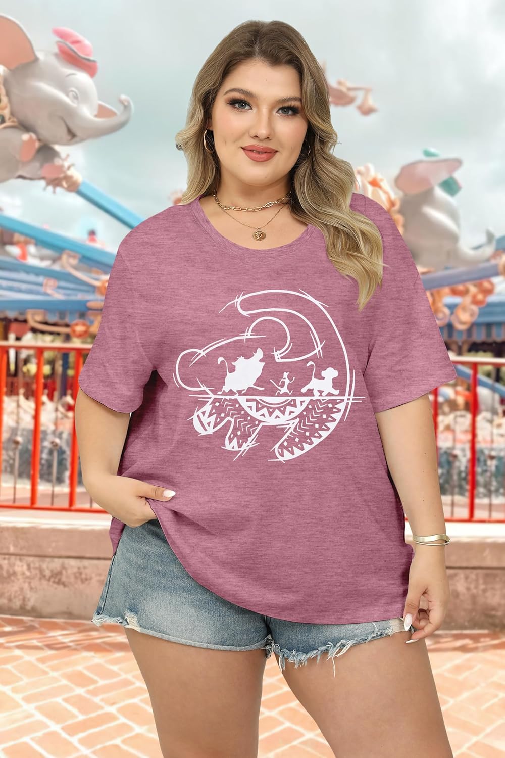 Plus Size Magical Shirt for Women Magic Kingdom Tshirt Castle Graphic Tee Family Vacation Short Sleeve Tie Dye Tops - Image 2