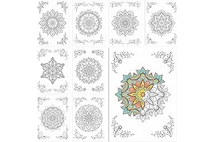 Mandala Color Therapy Postcards: Express Your Creativity and Send Heartfelt Messages
