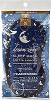 Earth Therapeutics Dream Zone Sleep Mask - 100% Silk, Plush Cushioning, Adjustable Strap for Light-Blocking Comfortable Sleep