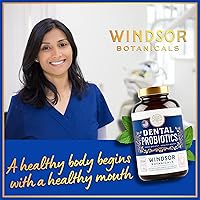 Vista 3 de Probióticos orales para dientes y encías - 3BN CFU Lactobacillus Salivarius Acidophilus Rhamnosus Streptococcus - Tratamiento para el mal aliento