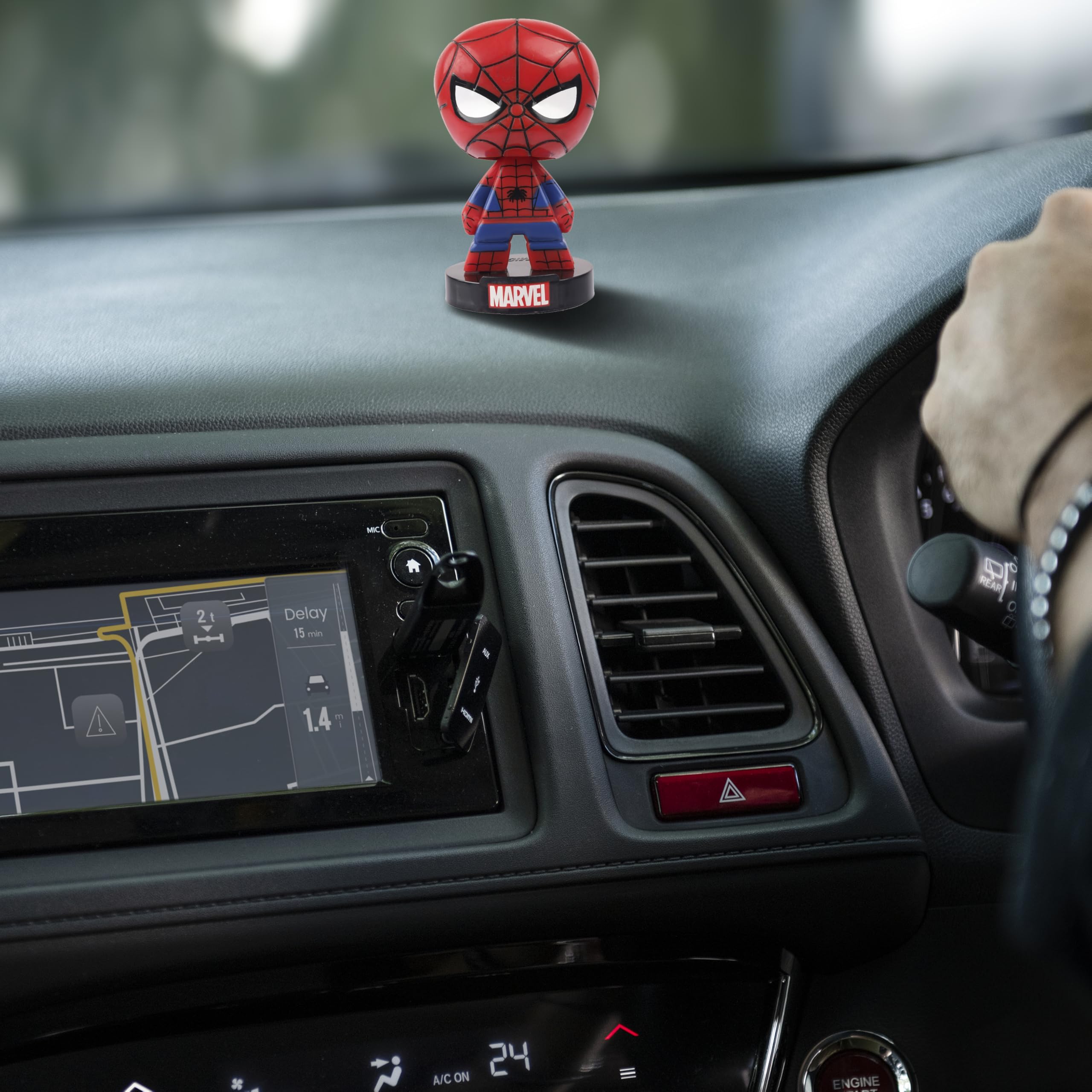 Marvel Avengers Super Hero Spider Man Limited Edition Bobblehead for Home Décor, Car Dashboard, Office Desk & Study Table (Pack of 1)(Plastic) - Image 2 thumbnail